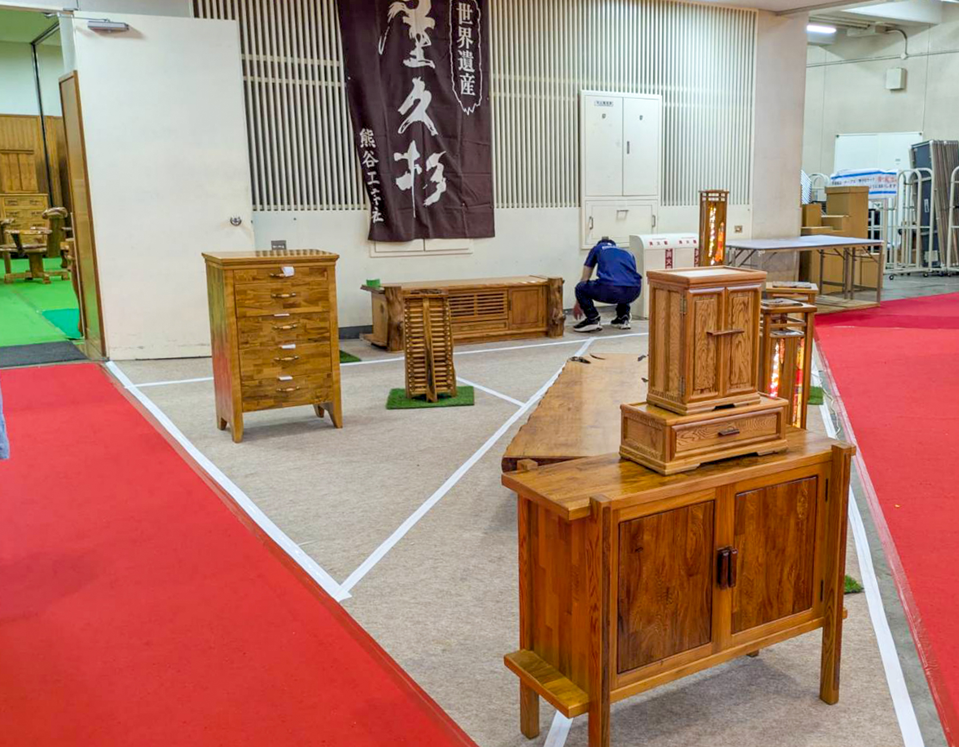 88回家具ショージャパン 屋久杉1