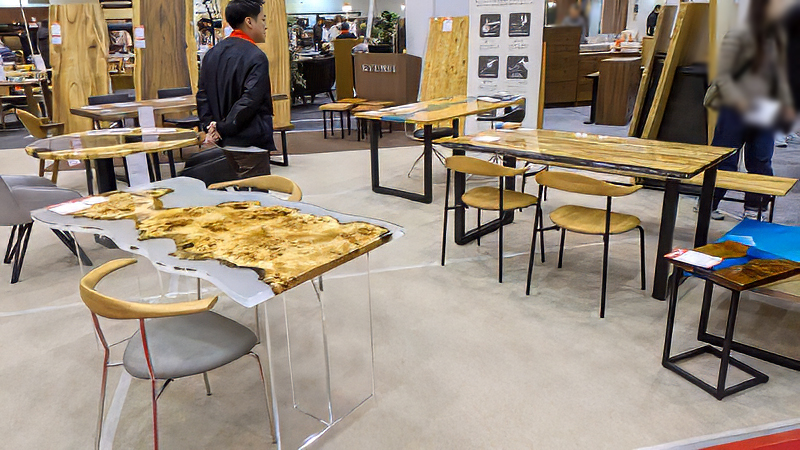 89回家具ショージャパン 同時開催一枚板フェア2